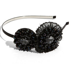Cara Accessories 'Right Round' Crystal & Metal Headband